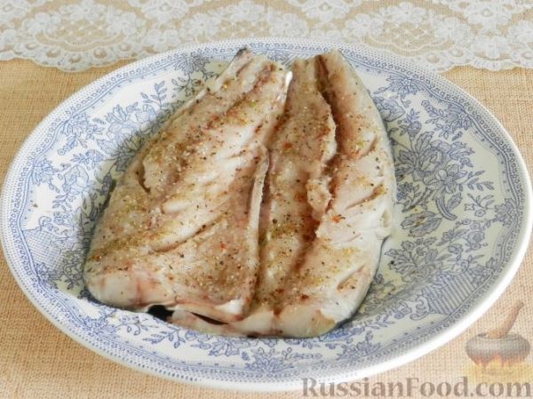 Скумбрия в клюквенном маринаде