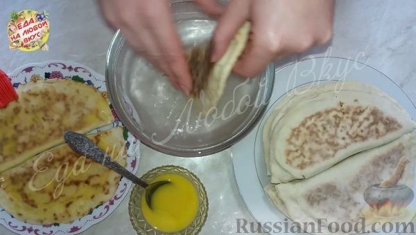 Лепешки на кефире (хингалш)