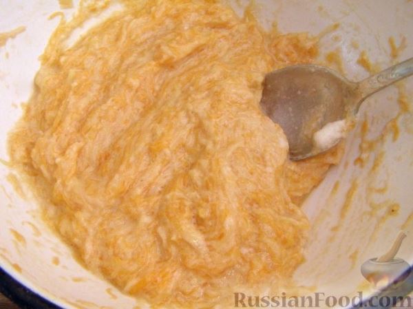 Оладьи из картофеля и тыквы