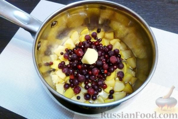 Варенье из айвы и клюквы