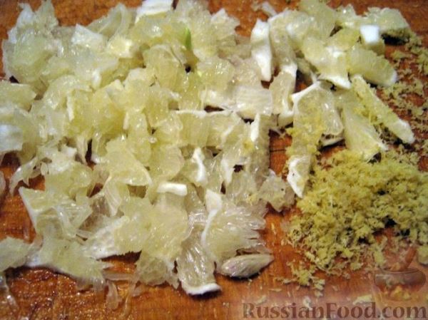Варенье из айвы с орехами и лимоном