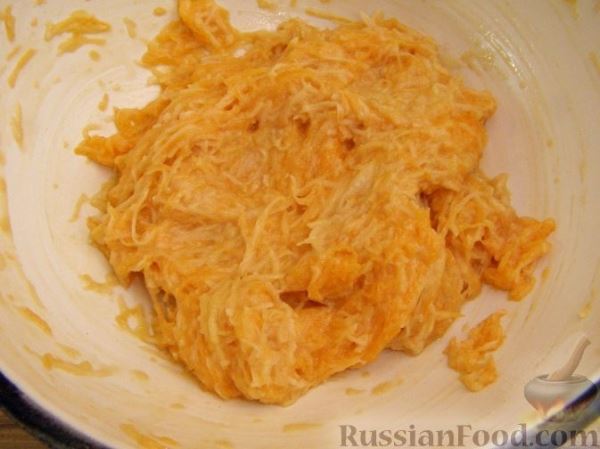 Оладьи из картофеля и тыквы