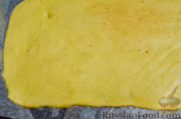 Тыквенный закусочный рулет с мясным фаршем (из биксвитного теста)