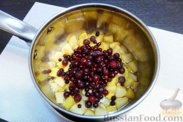 Варенье из айвы и клюквы