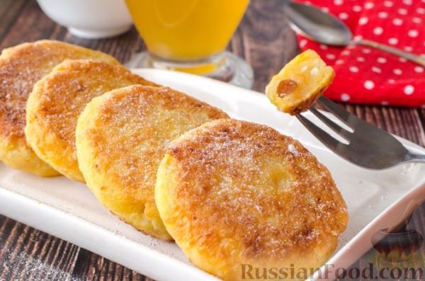 Сырники с тыквой, орехами и изюмом