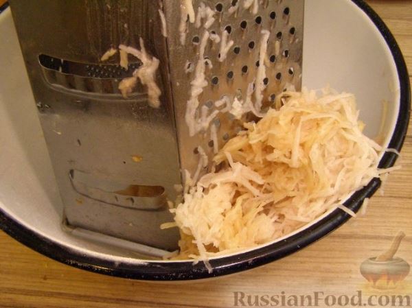 Оладьи из картофеля и тыквы