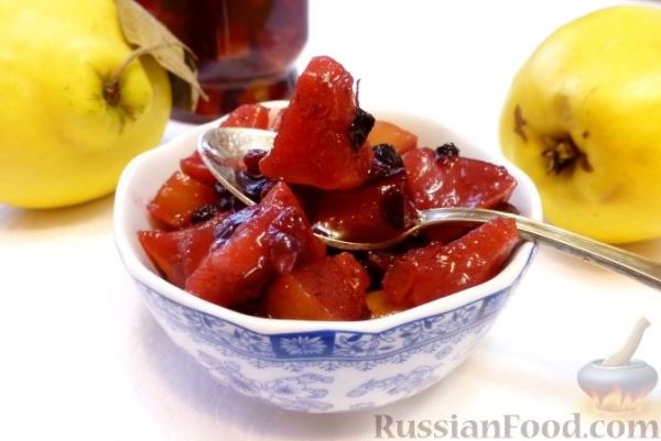 Варенье из айвы и клюквы