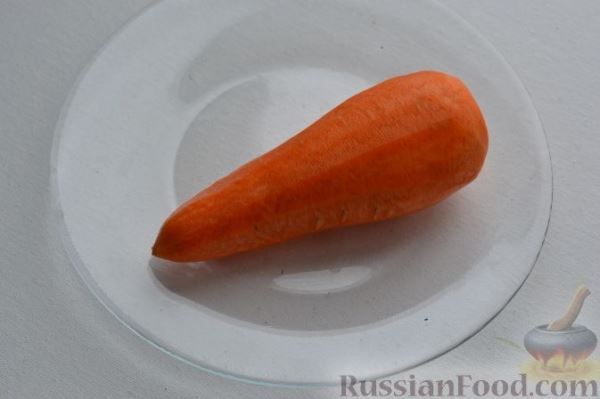 Салат из зеленой редьки, с морковью и редькой дайкон